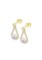 Aros LP3481-4/2 Lotus Silver Mujer Pearls