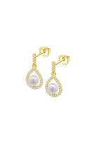 Aros LP3198-4/2 Lotus Silver Mujer Pearls