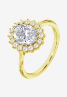 Anillo LP3459-3/718 Lotus Silver Dorado Mujer Leros