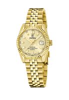 Reloj F20089/2 Festina Swiss Dorado Mujer Acero Clasico