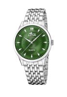Reloj 19056/3 Lotus Verde Hombre Acero Clásico
