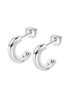 Aros LP3854-4/1 Lotus Silver Mujer Hoops