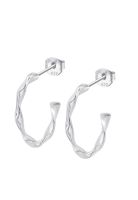 Aros LP3781-4/3 Lotus Silver Mujer Hoops