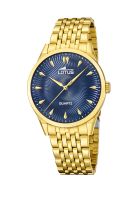 Reloj 19057/3 Lotus Azul Hombre Acero Clásico