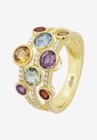 Anillo LP3878-3/216 Lotus Silver Dorado Mujer Leros