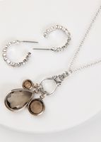 Set De Collar Nala Plateado Humana