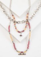 Collar Corto Leire Plateado Humana