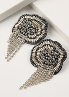 Aros Largos Rose Dorado Humana