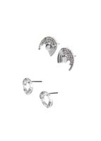 Set de 2 aros Lu Plateado ID