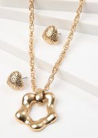 Set De Collar Isa Dorado I-D