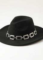 Sombrero Elton Negro Humana