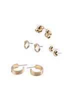 Set de 4 aros Estela Dorado ID