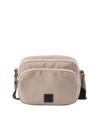 Cartera Bandolera Gijon Nylon beige ID