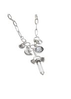 Collar Corto Atlantis Plateado Humana