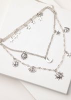 Collar Corto Yoli Plateado Humana