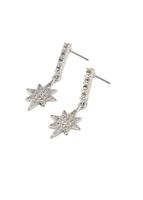 Aros Mediano Rain Plateado Humana