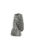 Pañuelo Estampado Albizia Negro I-D