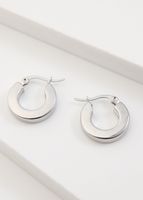 Aros Argollas Brad Silver Humana