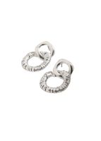 Aros Mediano Annie Plateado Humana