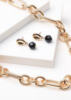 Set De Collar Zaya Dorado I-D