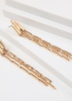 Aros Largos Vania Dorado Humana