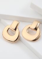 Aros Medianos Bianca Dorado Humana