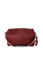 Cartera Bandolera Flora Ecocuero burdeo ojetillos Humana