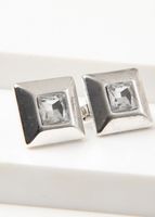 Aros Clip Luna Plateado Humana