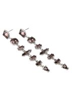 Aros Largo Federica Plateado Humana