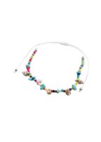 Tobillera Kai Mostacillas multicolor piedras ID