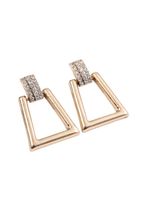 Aros Mediano Trap Dorado Fiesta Humana