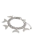 Pulsera Blanda Luna Plateada Humana