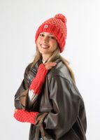 Set Guante Y Gorro Luna Orange Humana