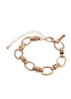 Pulsera Blanda Oval Dorado Humana
