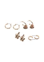 Set de 4 argollas Luminea Dorado ID