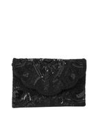 Cartera De Fiesta Cleo Negro Humana