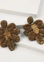 Aros Largos Leaf Plateado Humana