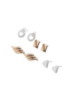 Set de 4 aros Eolia Plateado ID