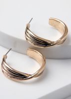 Aros Argollas Ulli Dorado I-D