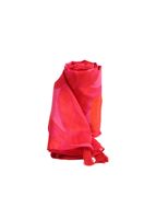 Pañuelo Estampado Asier Rojo Borlas Humana