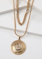 Collar Corto Sol Dorado I-D