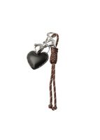 Charm Para Cartera Heart Negro Humana