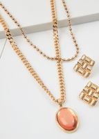 Set De Collar Erika Dorado Humana