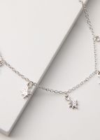 Collar Corto Feli Plateado I-D