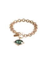 Pulsera Blanda Esmeral Dorado Humana