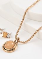 Set De Collar Fina Dorado Humana