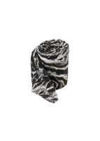 Pañuelo Estampado Lobelia Negro I-D