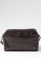 Cartera Bandolera Blanca Café Humana