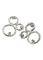 Aros Mediano Cali Plateado Humana