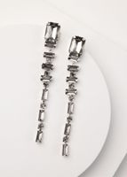 Aros Largos Sena Plateado Humana